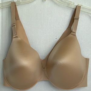 SOMA Vanishing Back Full Coverage Underwire Bra Light Nude Adjustable Straps 42C